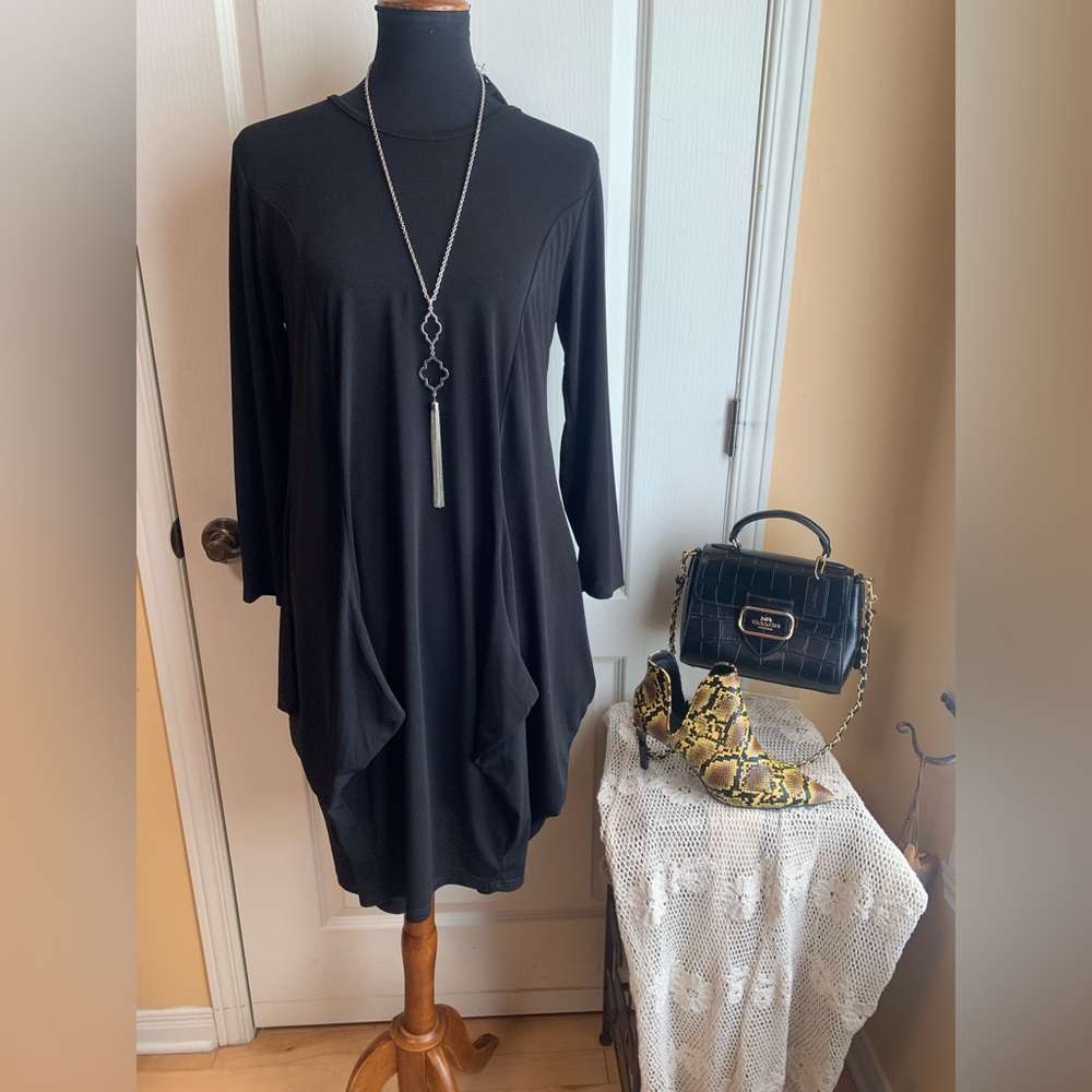 Angela Mara Lagenlook asymetric dress